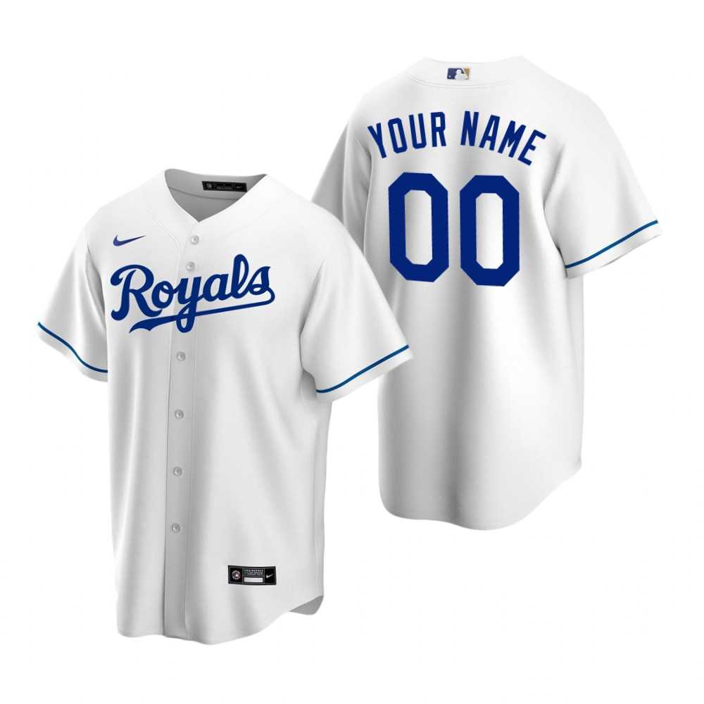 Kansas City Royals Customized Nike White Stitched MLB Cool Base Home Jersey,We sell and wholesale Kansas City Royals Customized Nike White Stitched MLB Cool Base Home Jersey on line form chian!